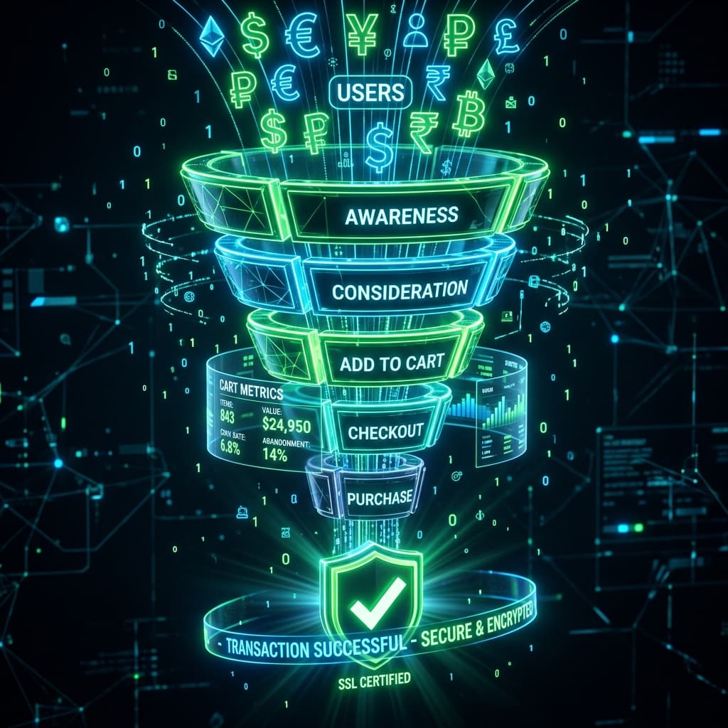 Lightechouse Business Ecommerce Website Development - Detailed Technical Architecture Illustration